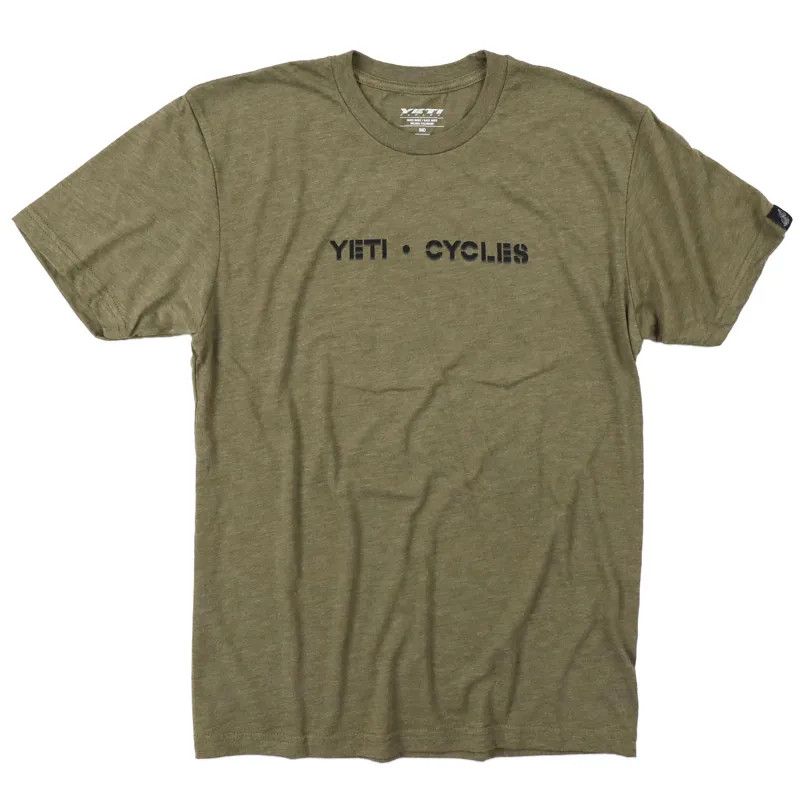 Yeti Block Logo T-Shirt in Green