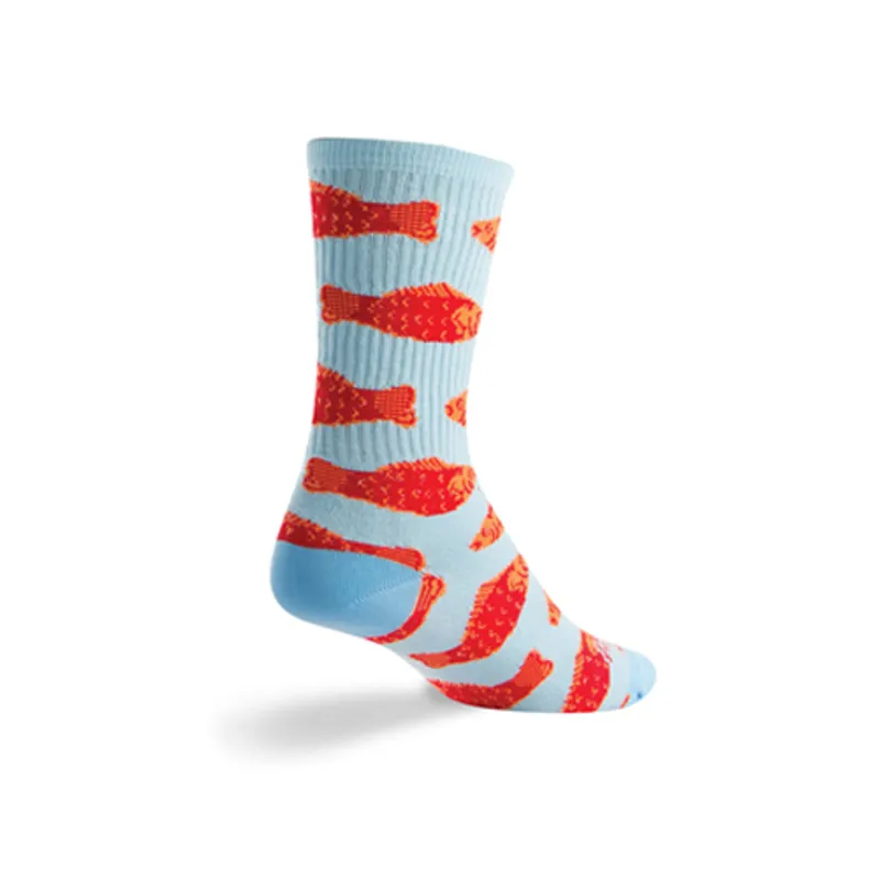 SockGuy Go Fish Crew Socks S/ M