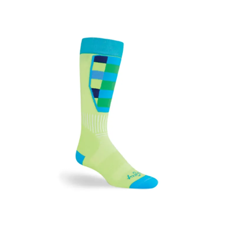 SockGuy Plaid Mtn Tech Ski Socks