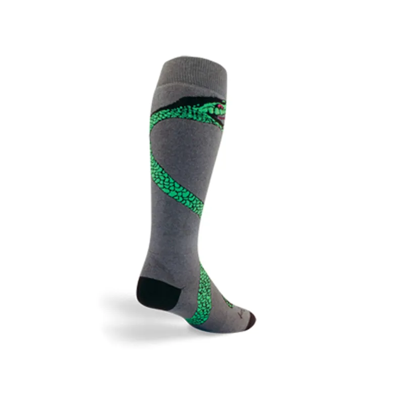 SockGuy Viper Mtn Tech Snowboard Socks S/ M 