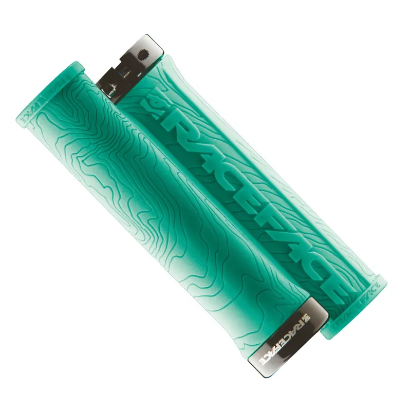 Race Face Half Nelson Lock On Grips in Green-1