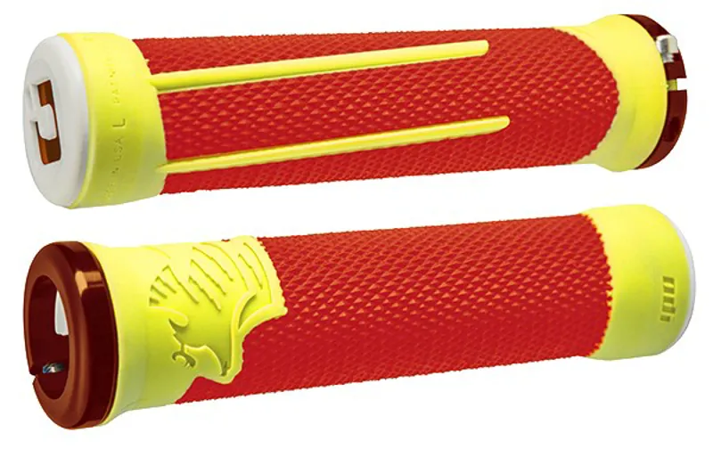 ODI AG2 2.1 MTB Lock On Grips 135mm Orange / Yellow