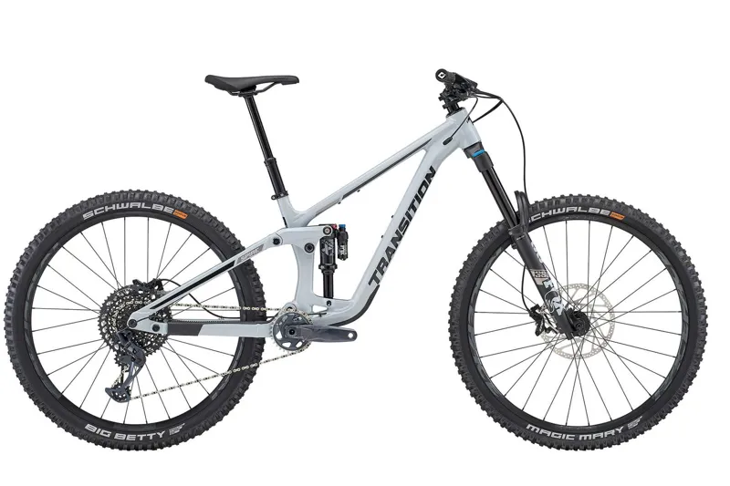 Transition Spire Alloy GX MTB Complete Bike Hint Of Blue