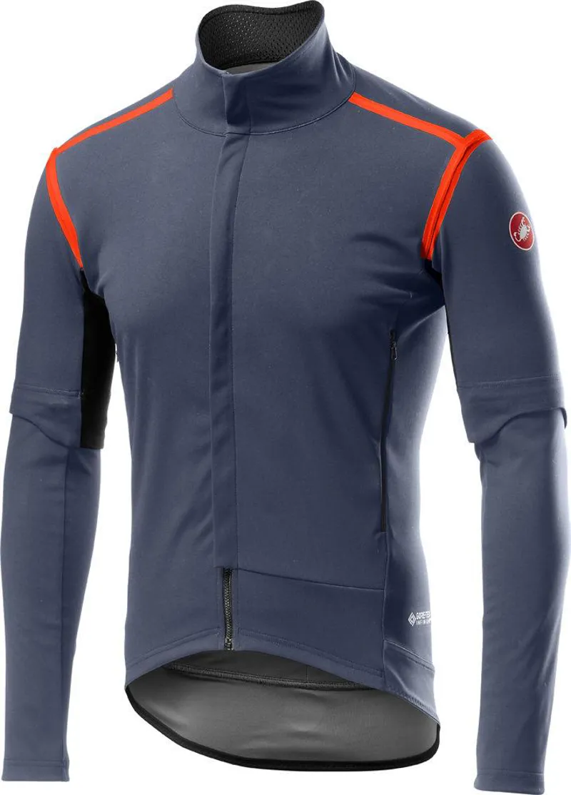 Castelli Perfetto RoS Convertible Jacket Steel Blue