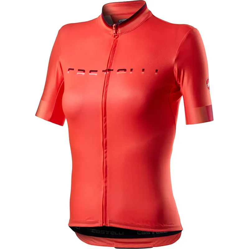 Castelli Gradient Womens Jersey Brilliant Pink 