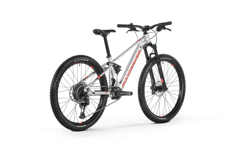 Mondraker F-Play 26Inch Kids Electric Mountain Bike Silver/ Red Red/ Black-1