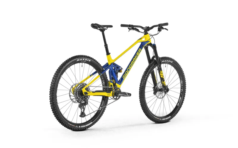 Mondraker Superfoxy Carbon R 29Inch Mountain Bike Yellow/ Blue-2