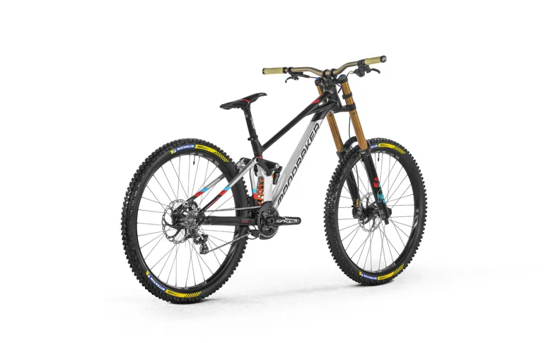 Mondraker Summum RR 29Inch Mountain Bike 2021  Silver/ Black/ Red Red/ Blue-2