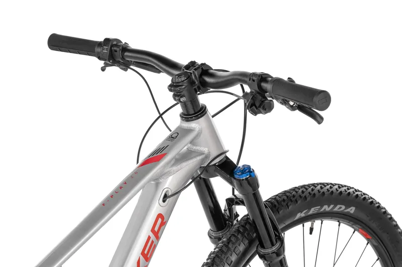 Mondraker F-Play 26Inch Kids Electric Mountain Bike Silver/ Red Red/ Black-2