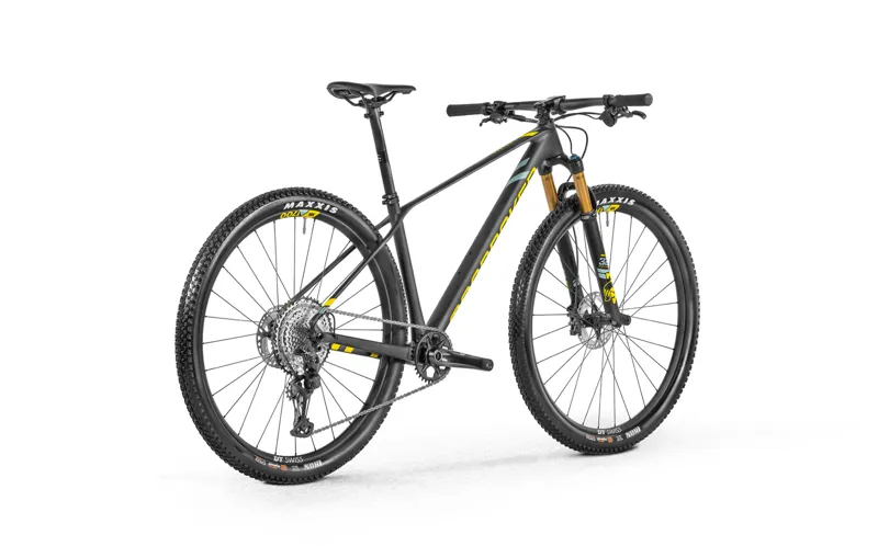 Mondraker Podium Carbon R Mountain Bike 2021Matt Carbon/ Yellow/ Frost Green	-1