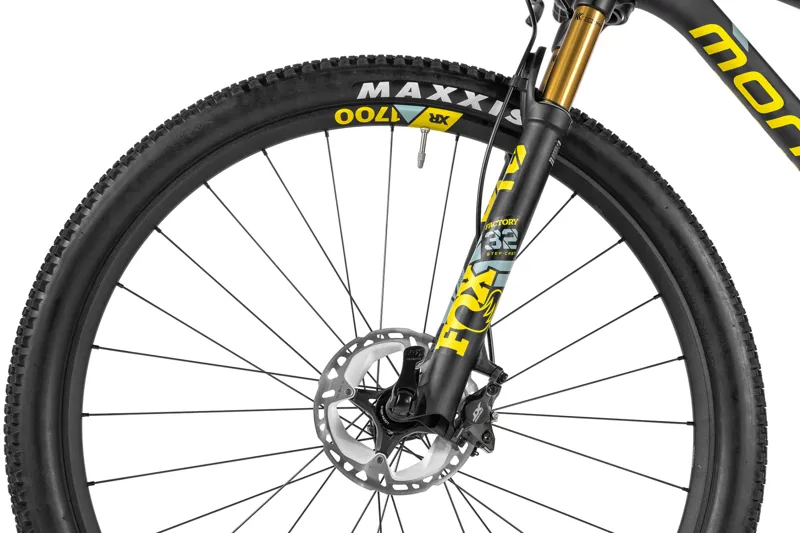 Mondraker Podium Carbon R Mountain Bike 2021Matt Carbon/ Yellow/ Frost Green	-4