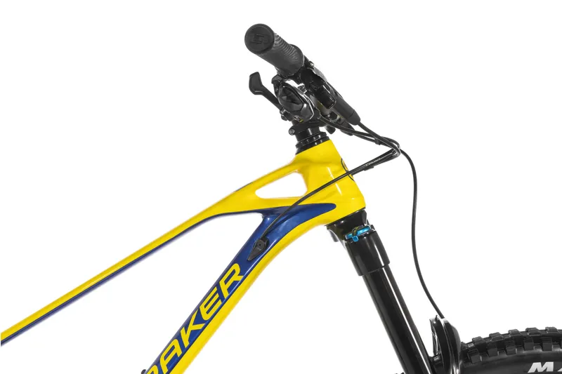 Mondraker Superfoxy Carbon R 29Inch Mountain Bike Yellow/ Blue-5