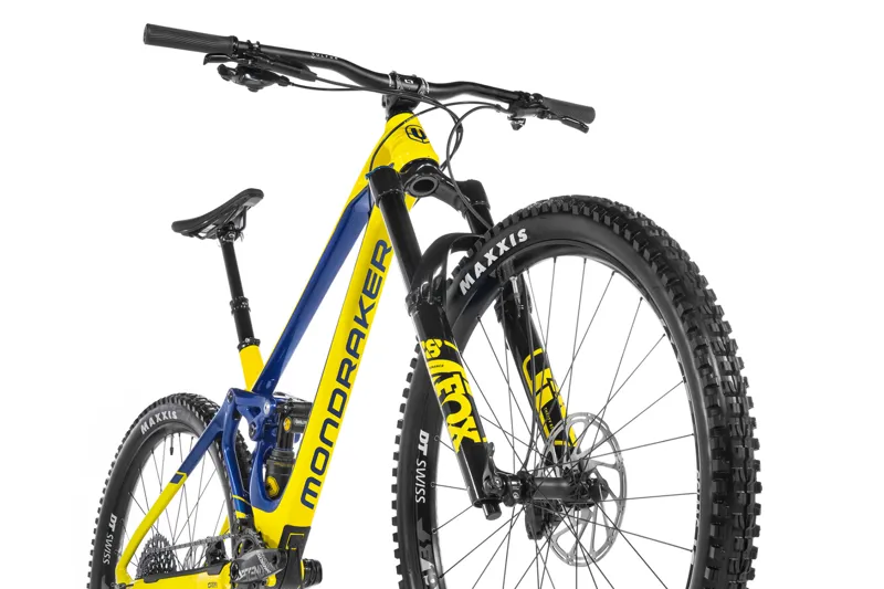Mondraker Superfoxy Carbon R 29Inch Mountain Bike Yellow/ Blue-3