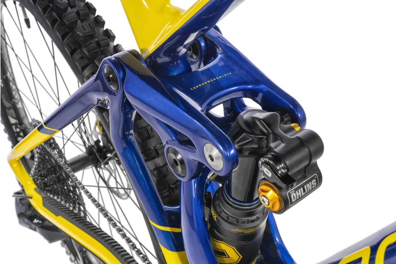 Mondraker Superfoxy Carbon R 29Inch Mountain Bike Yellow/ Blue-6