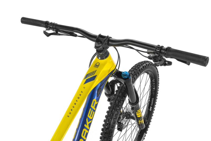 Mondraker Superfoxy Carbon R 29Inch Mountain Bike Yellow/ Blue-7