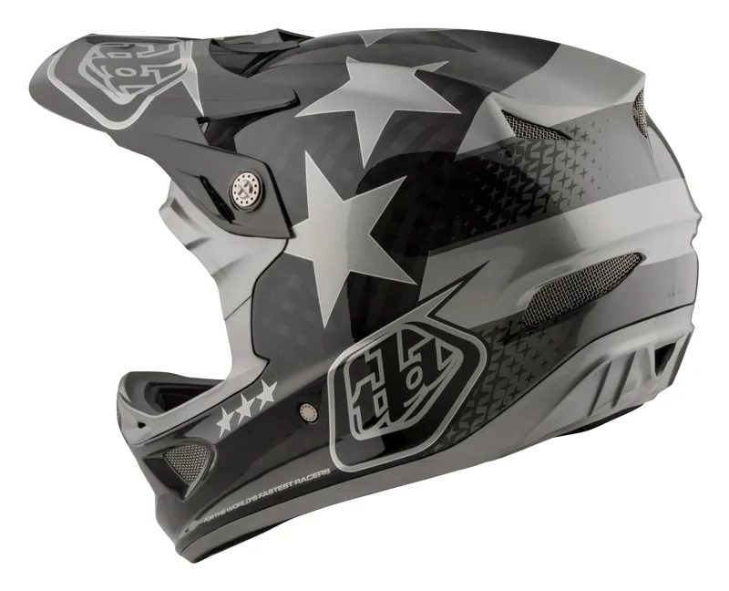 Troy Lee Designs D3 Full Face Carbon MIPS Freedom Grey-1