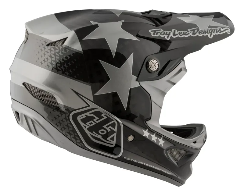 Troy Lee Designs D3 Full Face Carbon MIPS Freedom Grey-3