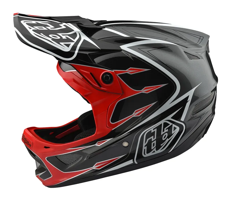 Troy Lee Designs 2018 D3 Corona Black Red Full Face Helmet-1