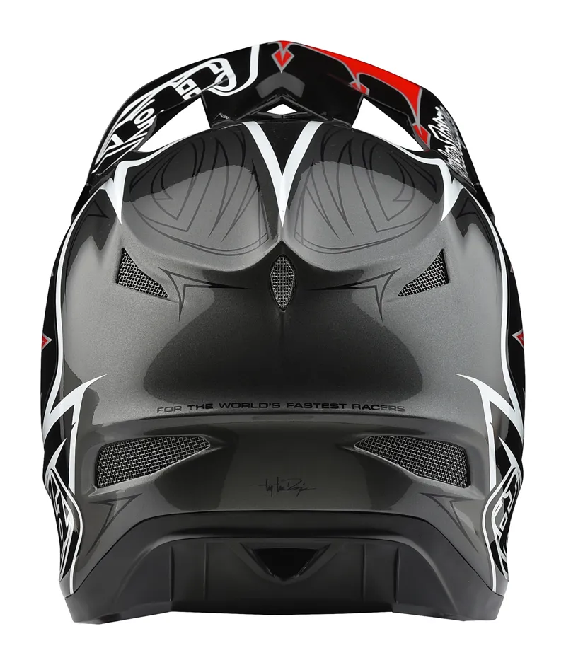 Troy Lee Designs 2018 D3 Corona Black Red Full Face Helmet-3