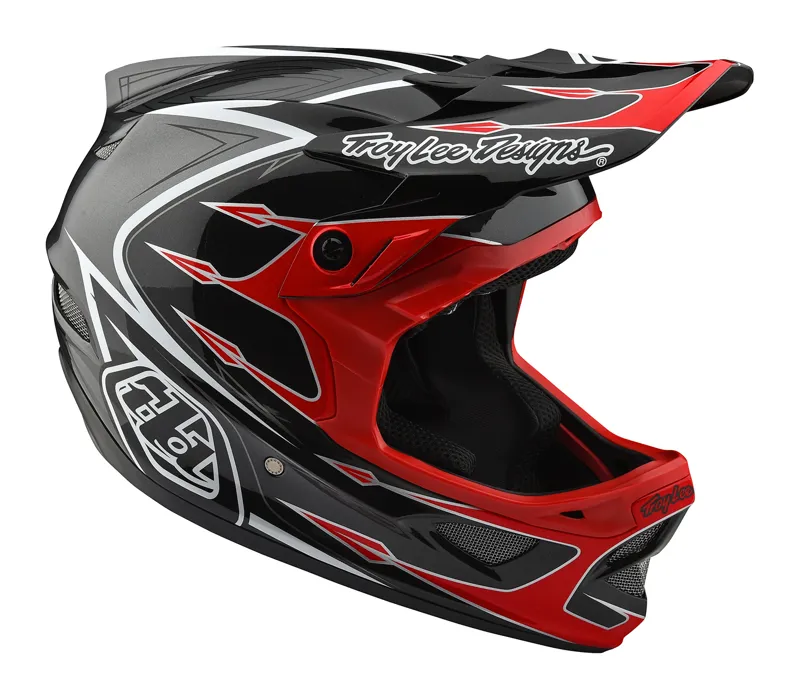 Troy Lee Designs 2018 D3 Corona Black Red Full Face Helmet-6