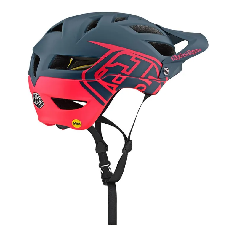 Troy Lee Designs 2019 A1 Classic MTB Mips Helmet Slate / Magenta-1