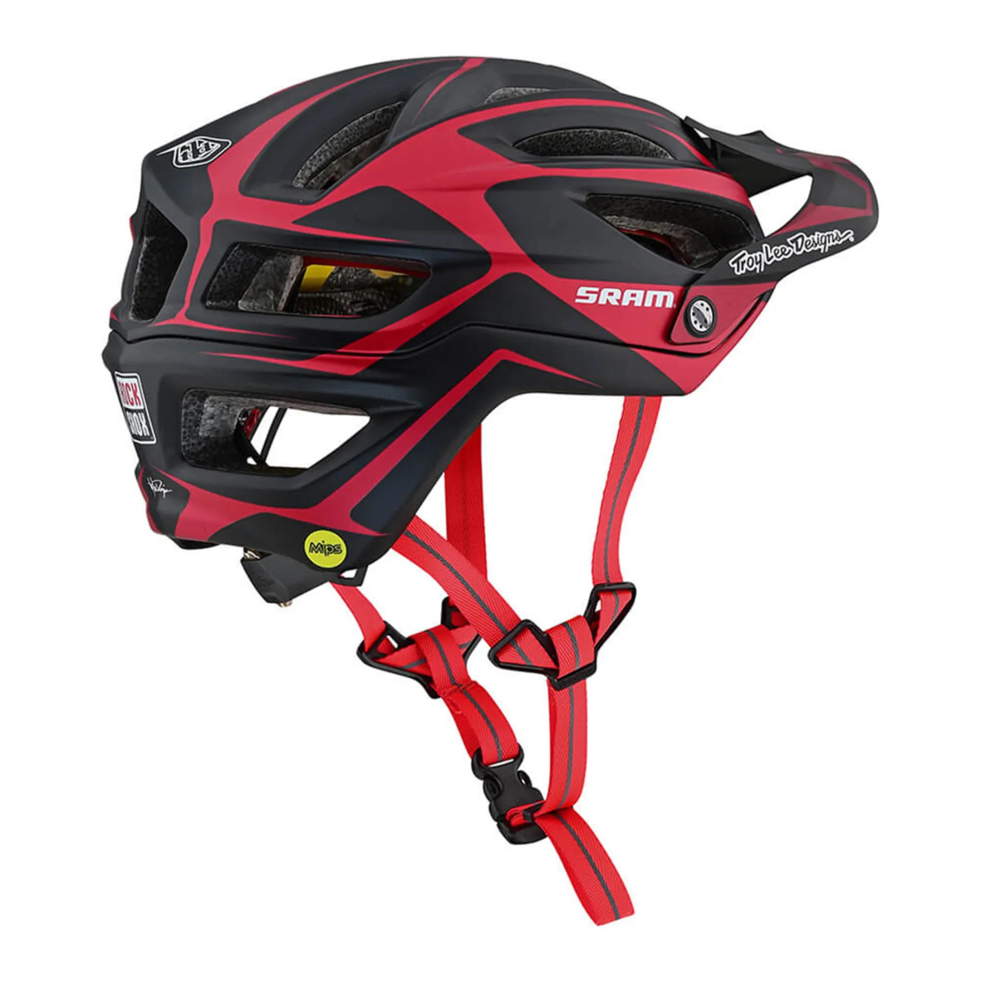 Troy Lee Designs 2019 A2 Dropout MTB Helmet Sram Red