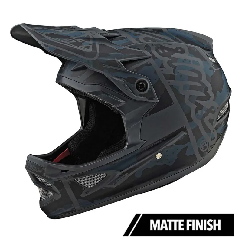Troy Lee Designs D3 Fiberlite Factory Camo Gray