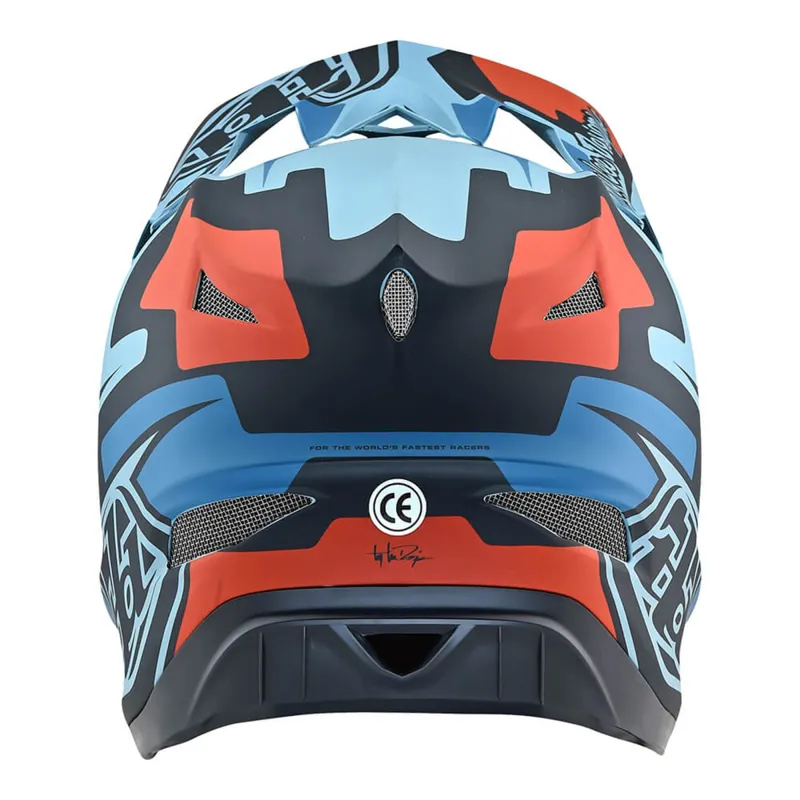 Troy Lee Designs 2019 D3 Fiberlite Blue/Black-1