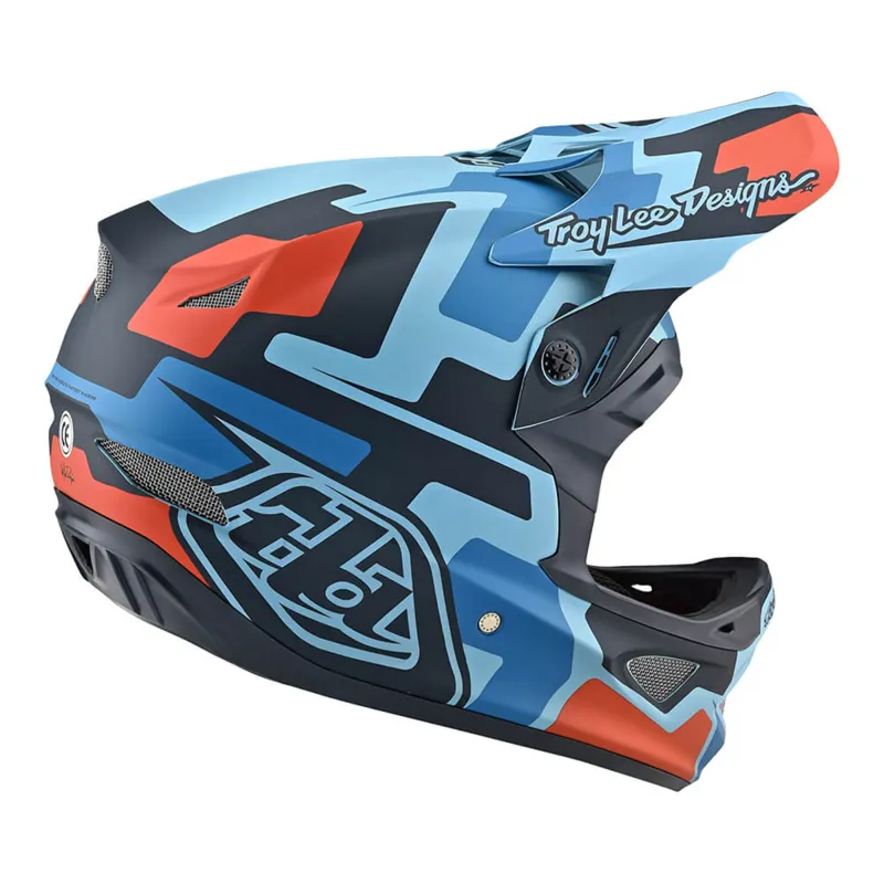 Troy Lee Designs 2019 D3 Fiberlite Blue/Black-2