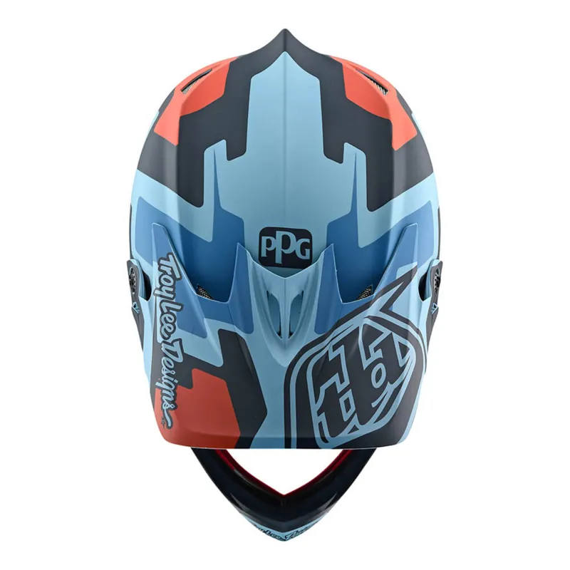 Troy Lee Designs 2019 D3 Fiberlite Blue/Black-3