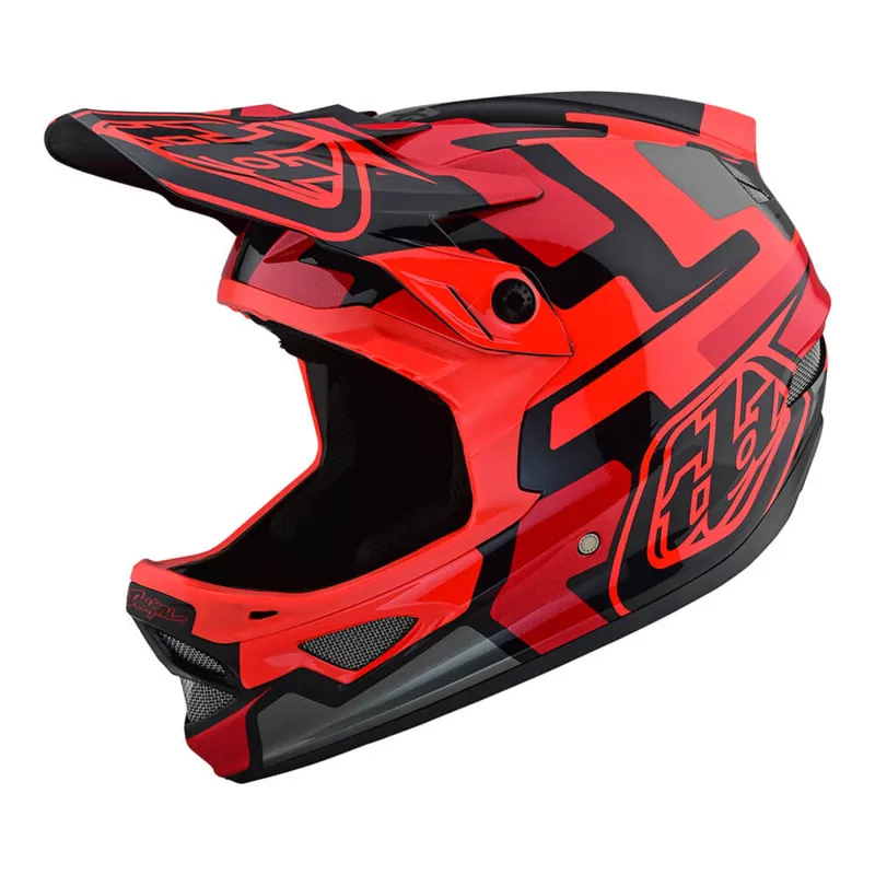 Troy Lee Designs 2019 D3 Fiberlite Red