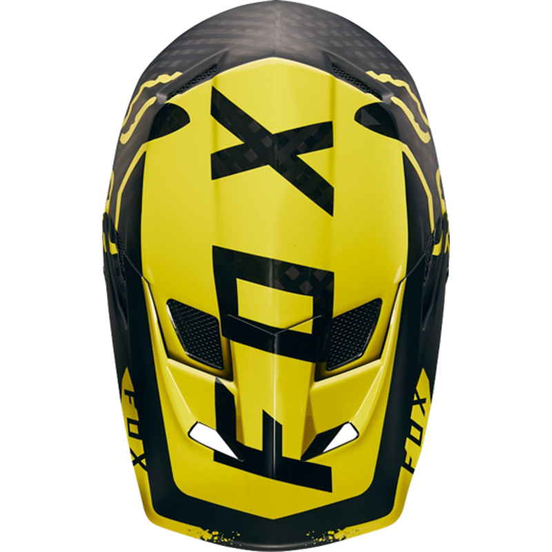FOX RAMPAGE PRO CARBON MOTH HELMET MIPS BLACK/YELLOW-2