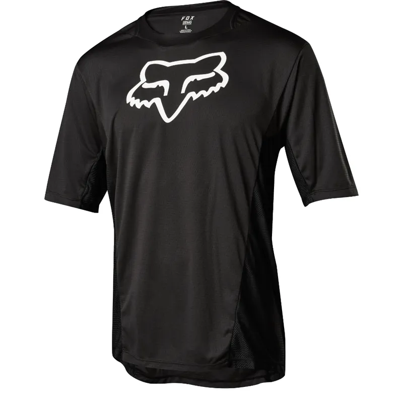 Fox Demo Short Sleeve Camo Burn Jersey Black
