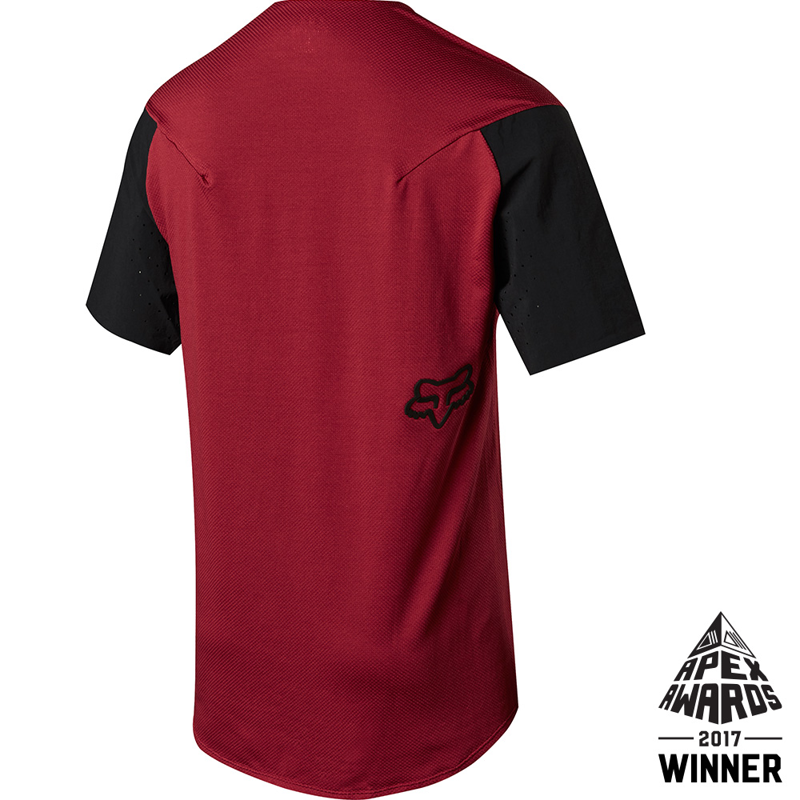 Fox Attack Pro Short Sleeve MTB Jersey Red And Black-1