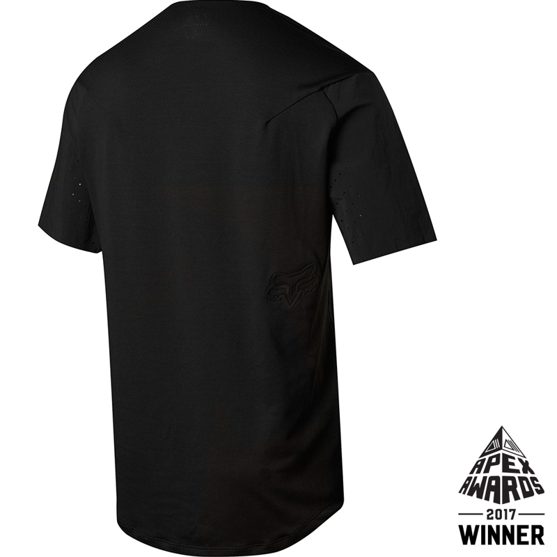 Fox Attack Pro Jersey Short Sleeve Black And Chrome-1
