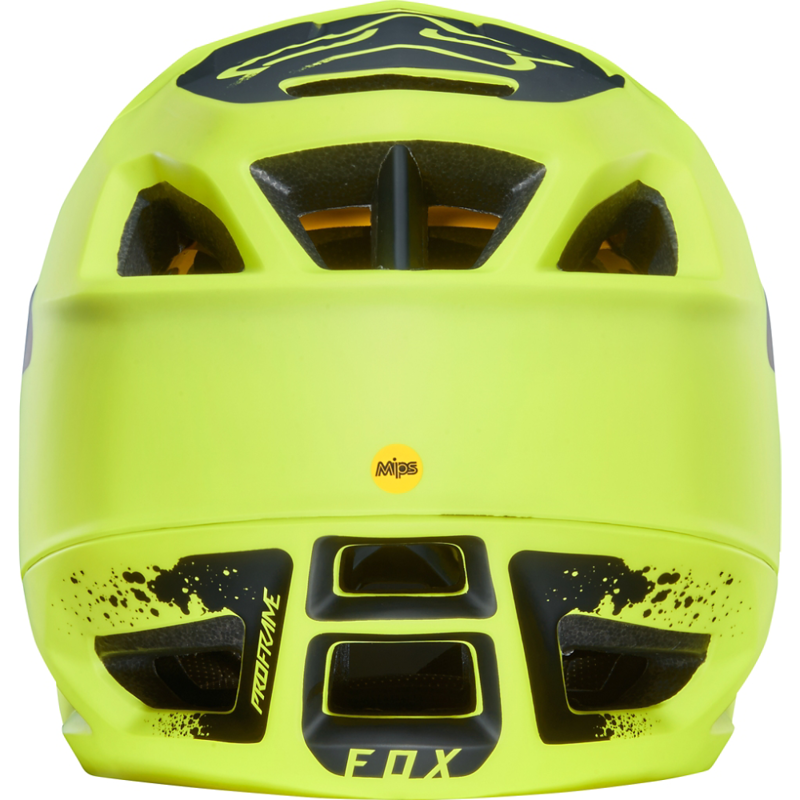 Fox Proframe Full Face MIPS MTB Helmet Flo Yellow And Black-4