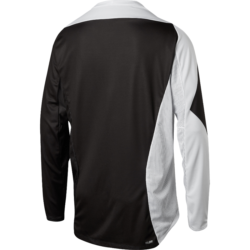 Fox Demo Long Sleeve Preme Jersey White And Black-1