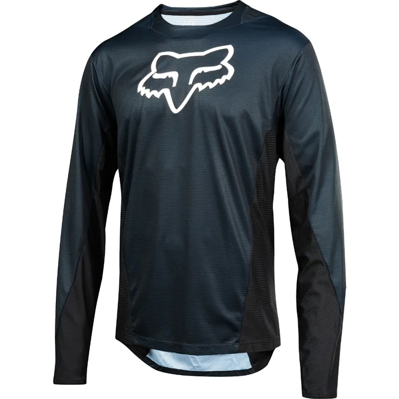 Fox Demo Long Sleeve Camo Burn Jersey Black