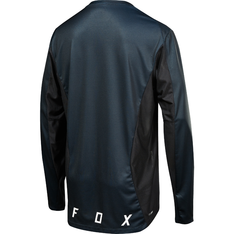 Fox Demo Long Sleeve Camo Burn Jersey Black-1