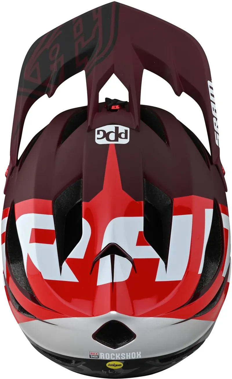 Troy Lee Designs Stage MIPS Helmet in Red-2