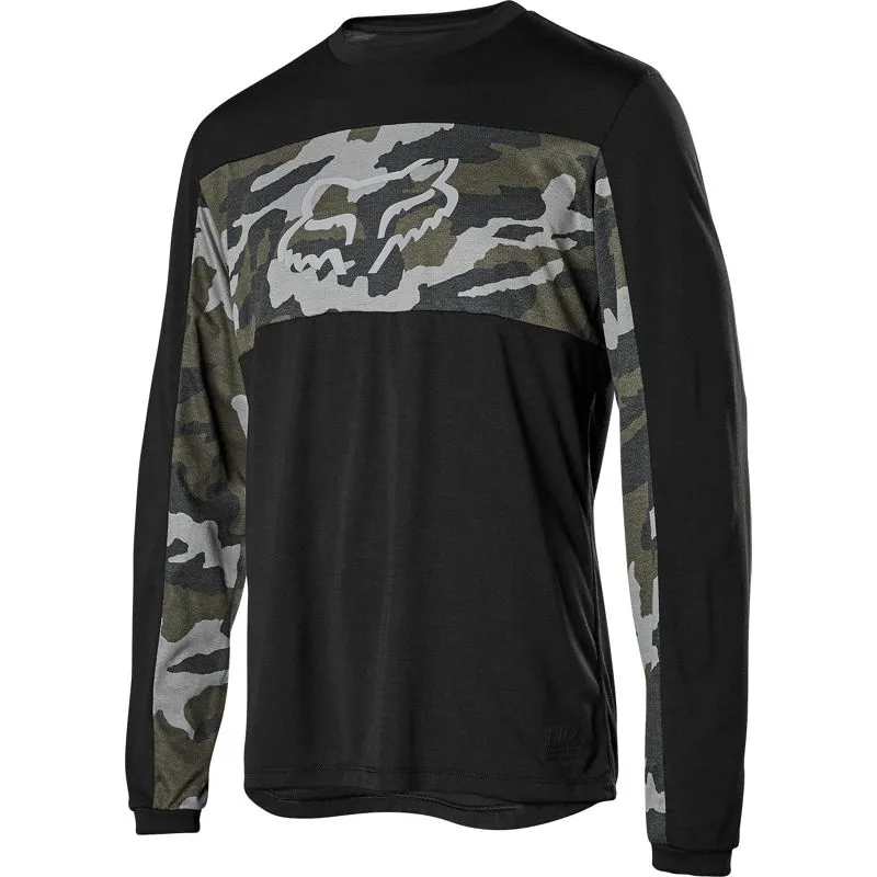 Fox Ranger Drirelease Fox Head Jersey Green Camo