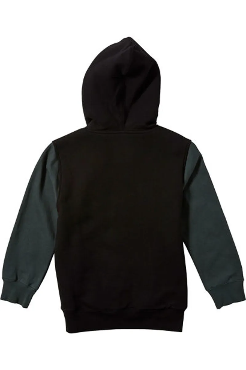 Fox Youth Over Haul Sherpa Zip Hoodie Black-1