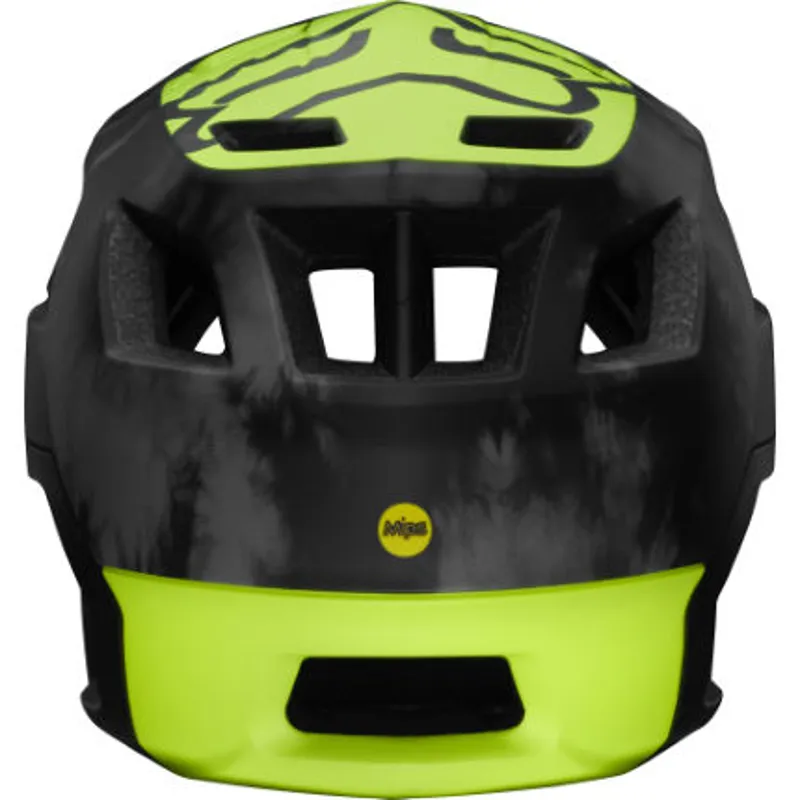 Fox Dropframe Pro Helmet Elevated Day Glo Yellow -2