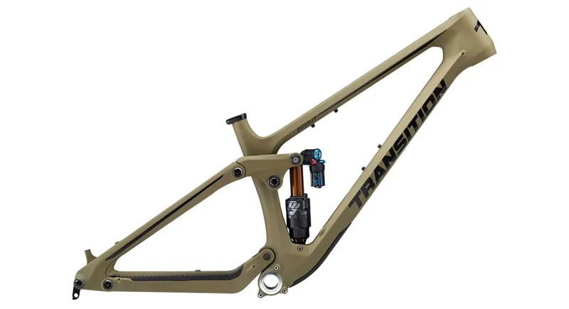 Transition Scout Carbon Mountain Bike Frameset 2021 Olive Green