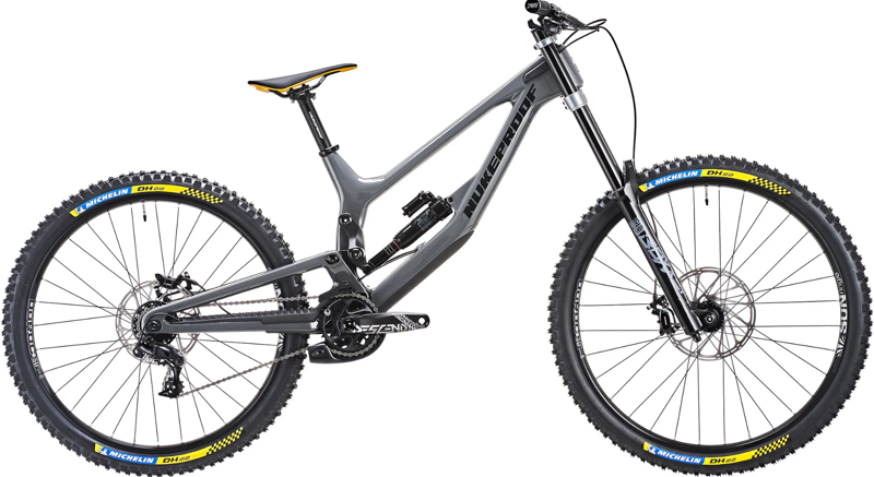 Nukeproof Dissent 290 COMP Carbon Bike GX DH Bullet Grey