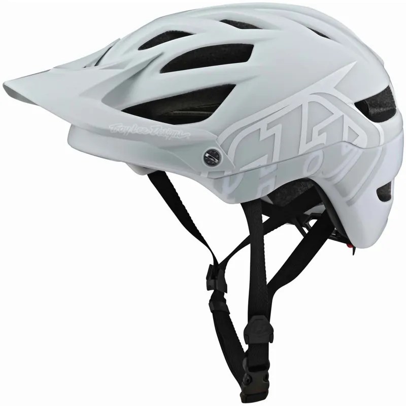Troy Lee Designs A1 Classic MIPS Helmet Light Grey / White 