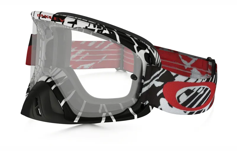 OAKLEY O FRAME 2.0 GOGGLE SKULL RUSHMORE RED - CLEAR LENS