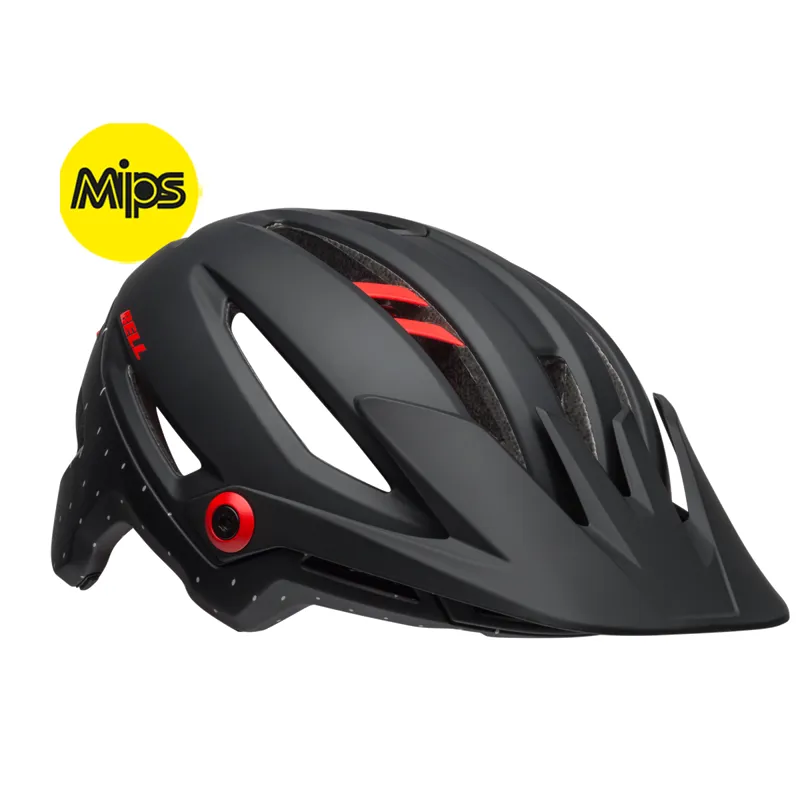 Bell Sixer Mips Mtb Helmet Matt Black/White/Crimson