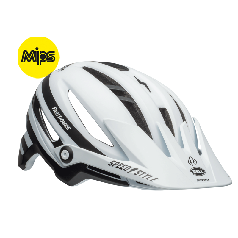 Bell Sixer Mips Mtb Helmet Fasthouse Stripes Matte White/Black