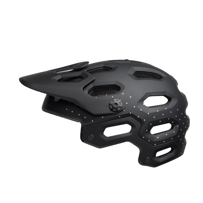 Bell Super 3 Mtb Helmet Virago Matte Black/White/Crimson-1